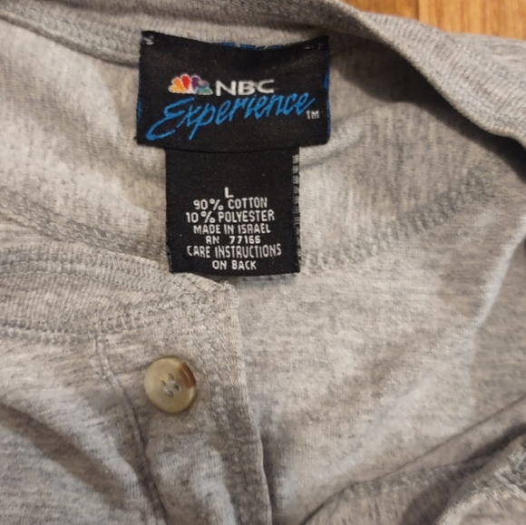 3 for $23 tops!! NBC Quality Button-up Top, Men's Large - Picture 3 of 3
